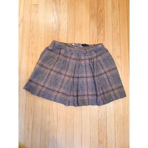 Club Monaco Tweed Pleated  Mini, Size 2
